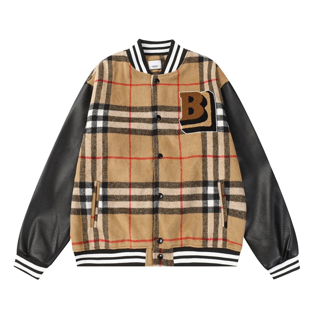 Burberry Hoodies & Sweatshirts Check-Lined Zip-Up Hoodie — 01