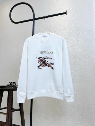 Burberry Hoodies & Sweatshirts Check-Lined Zip-Up Hoodie — 05