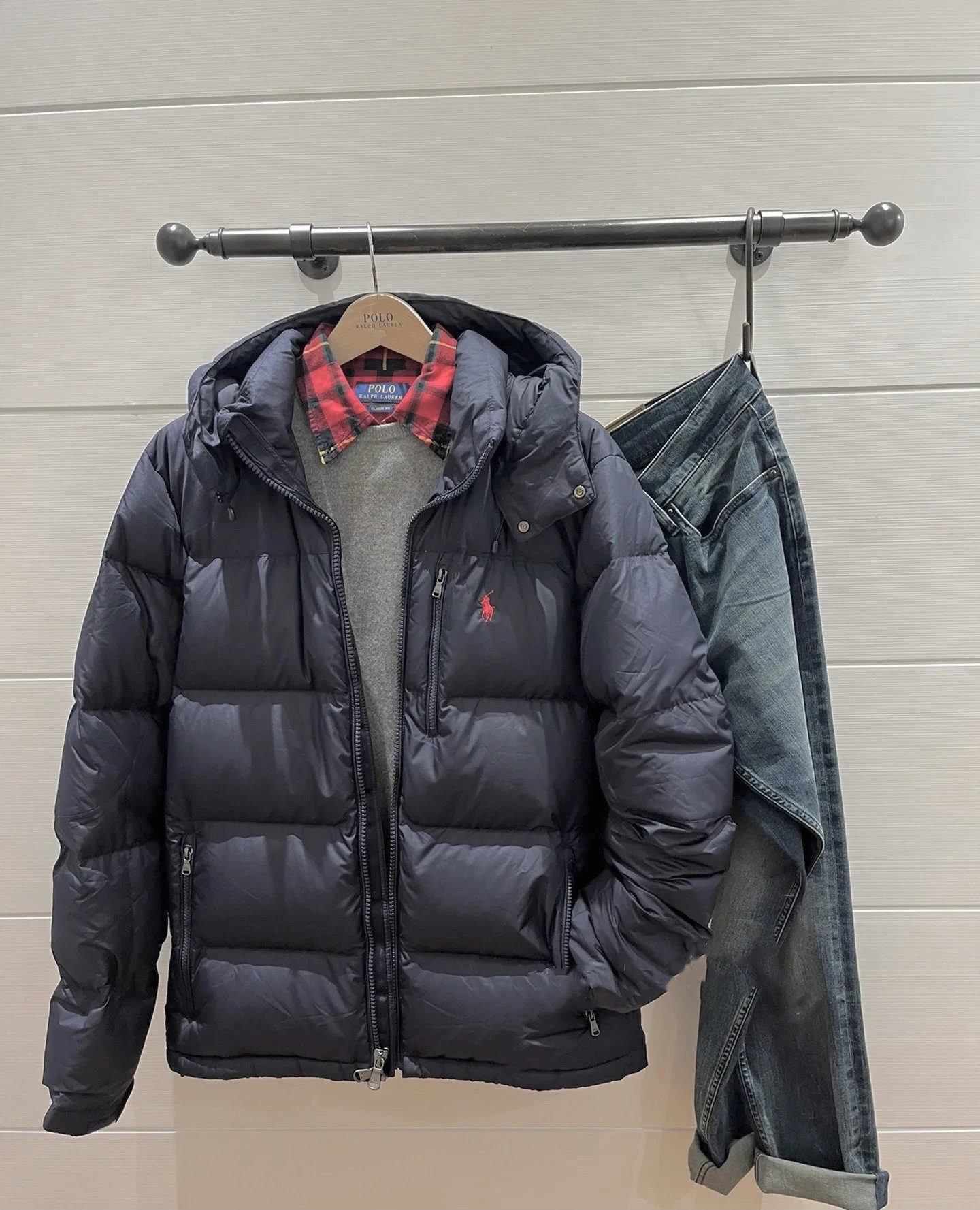 navy blue jacket