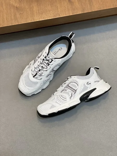 Off-White Diag Plus White/Black Chunky Sneakers - 8