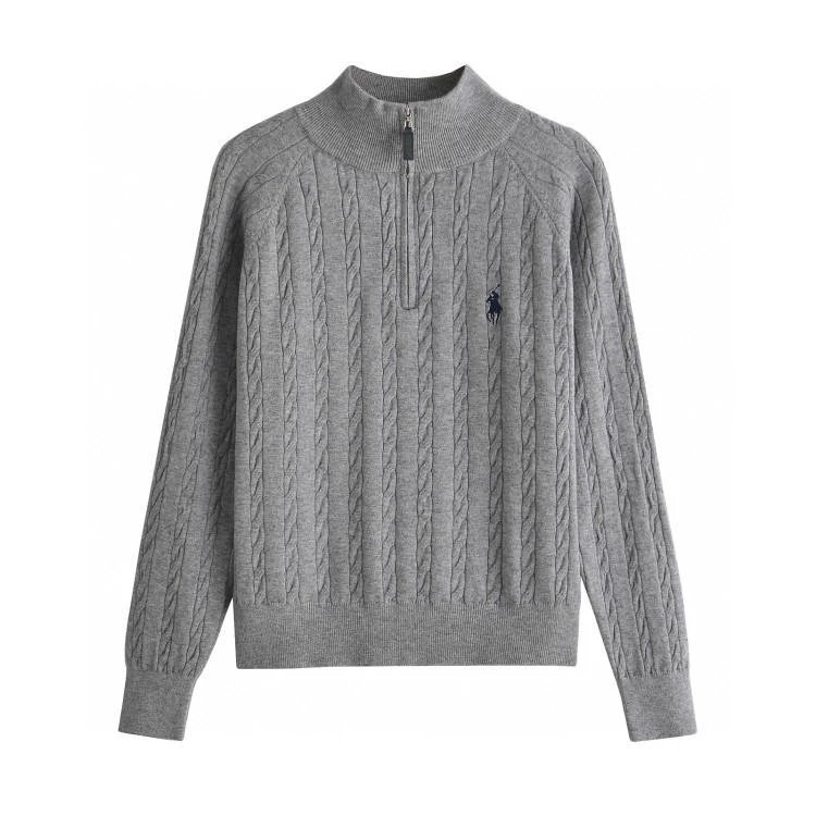 Cable Knit Sweater | Gray