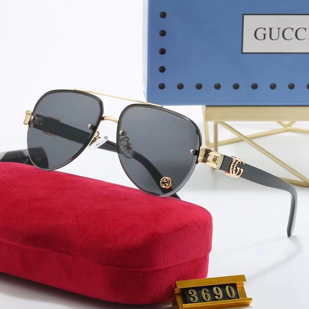 Gucci GG Marmont Square Sunglasses Gray Gradient - 12