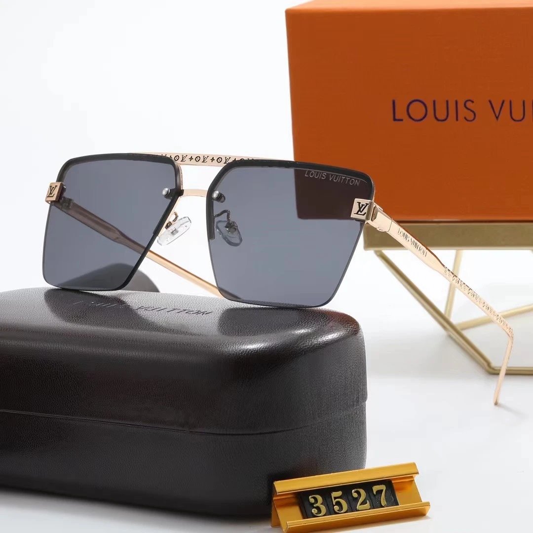 Louis Vuitton Rivoli Optical Glasses Gold Studs Transparent - 11