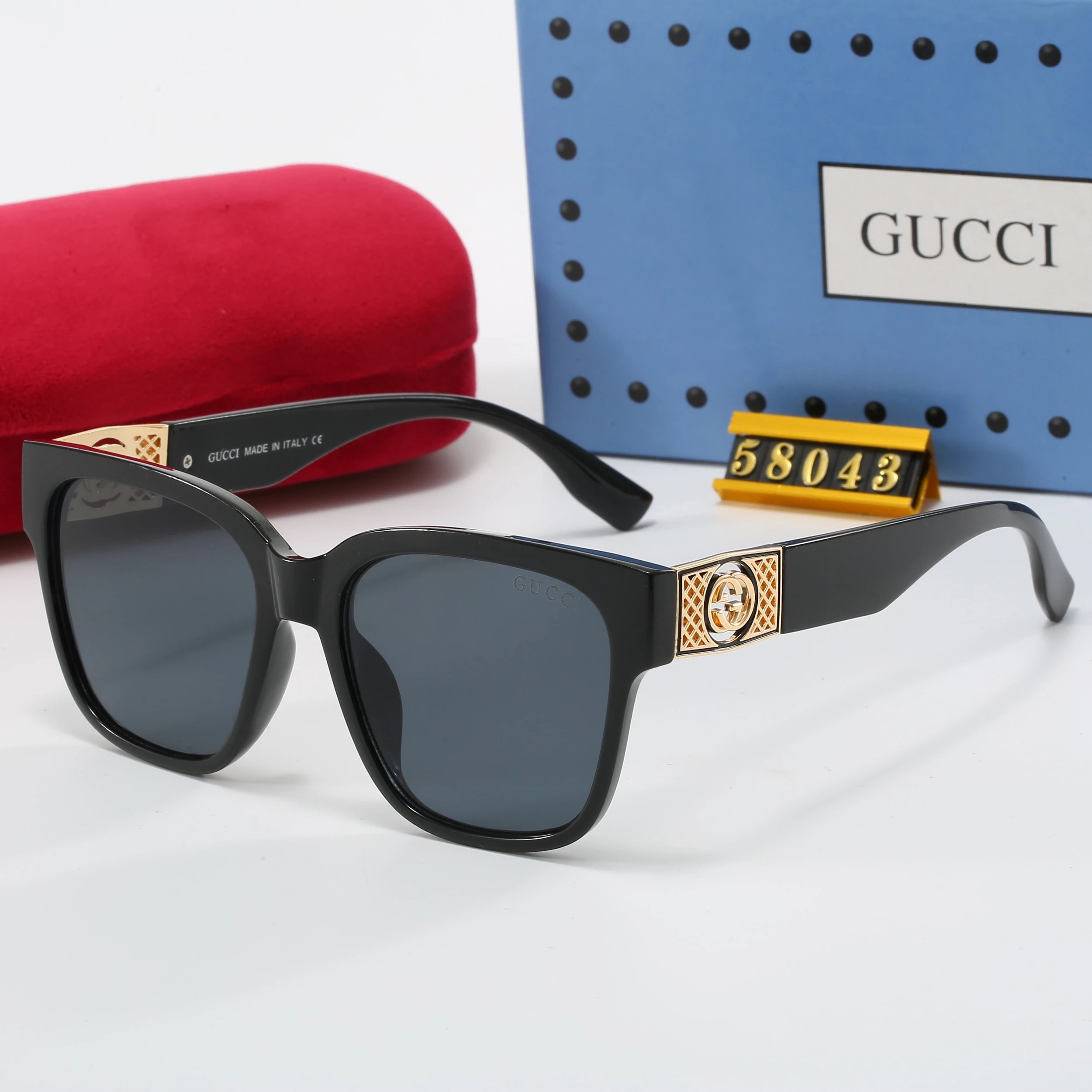 Gucci Aviator-Style Gradient Sunglasses Gold Frame - 17