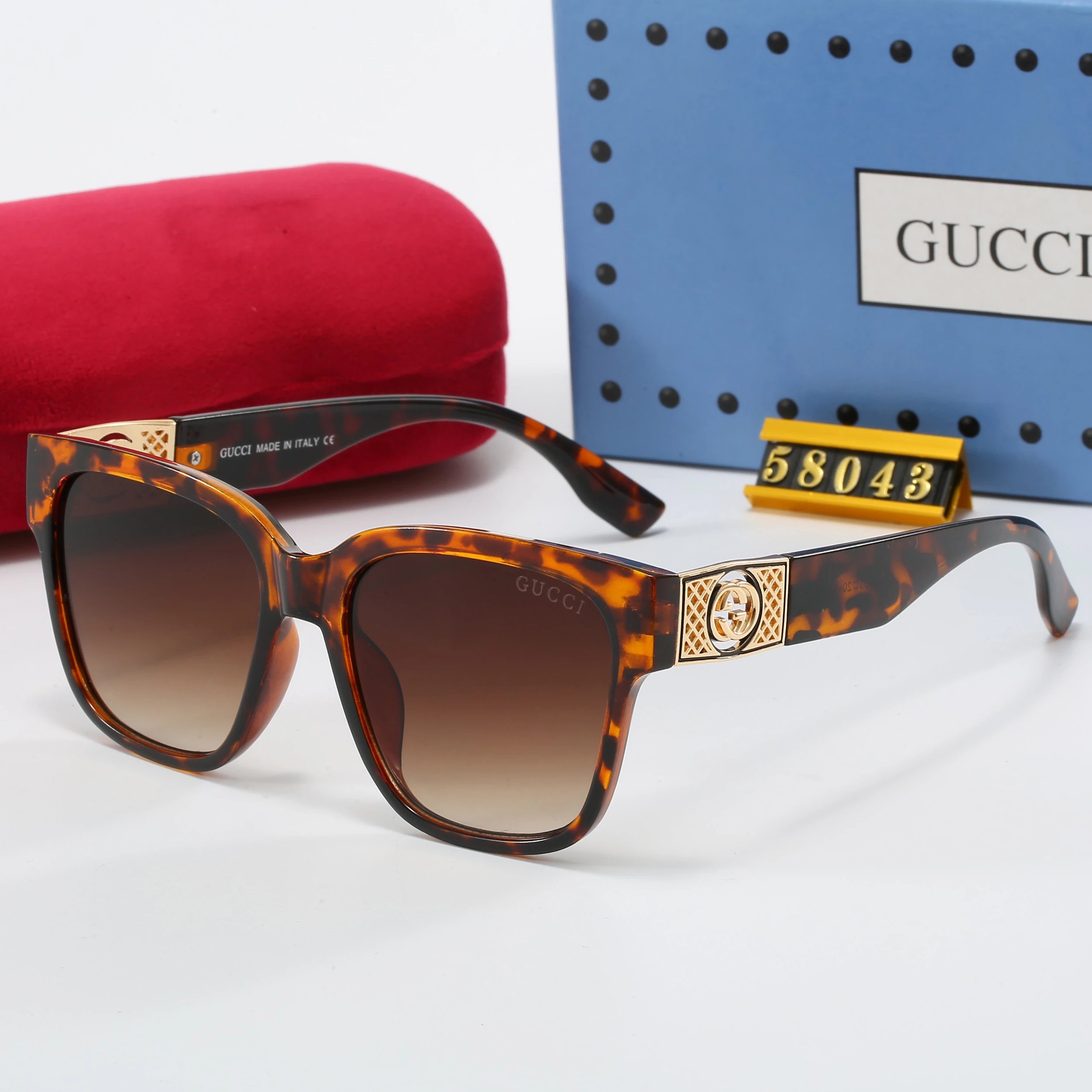 Gucci Aviator-Style Gradient Sunglasses Gold Frame - 15