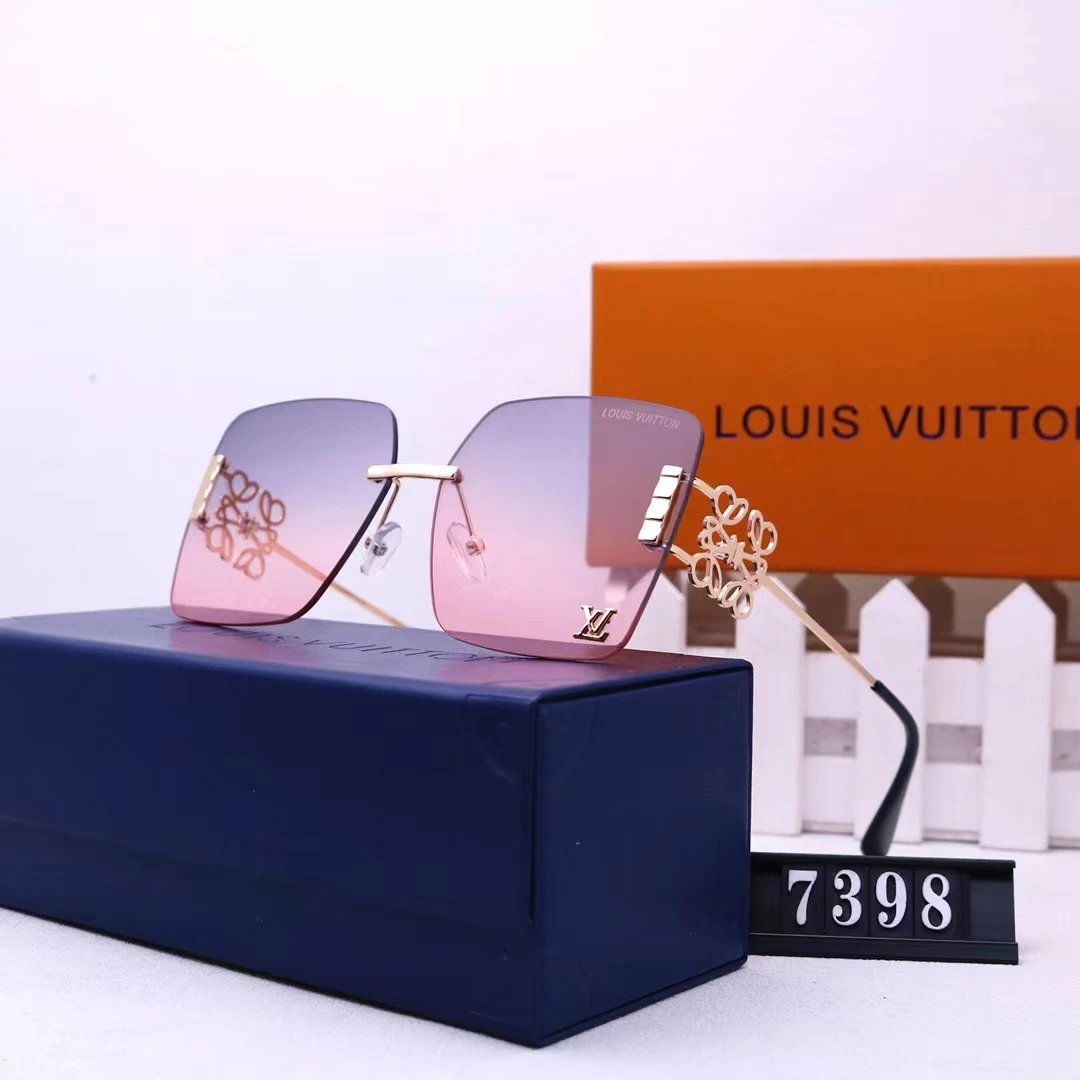 Louis Vuitton Monogram Gradient Pink Aviator Sunglasses - 17