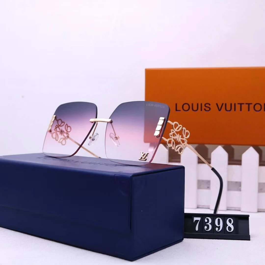 Louis Vuitton Monogram Gradient Pink Aviator Sunglasses - 14