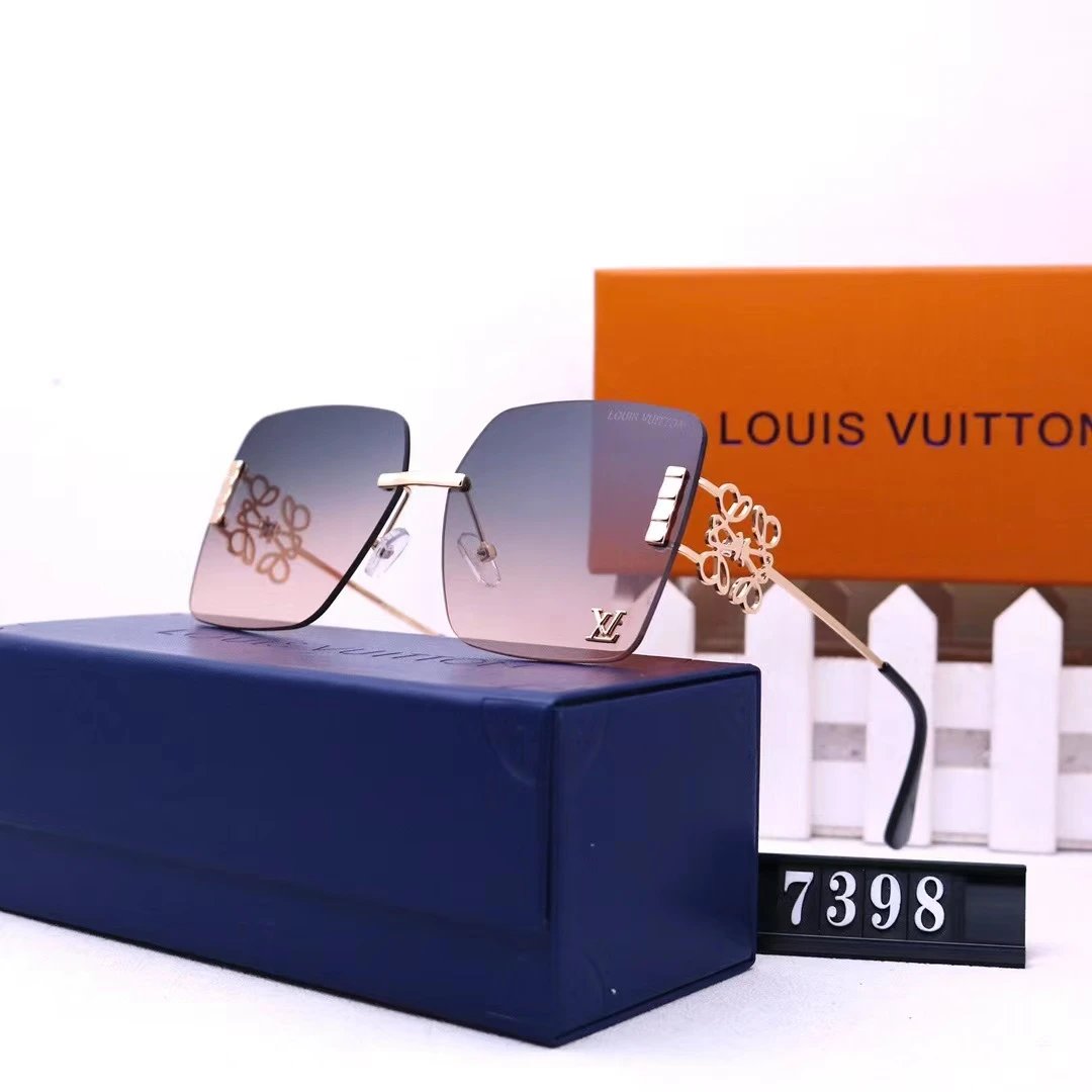 Louis Vuitton Monogram Gradient Pink Aviator Sunglasses - 15
