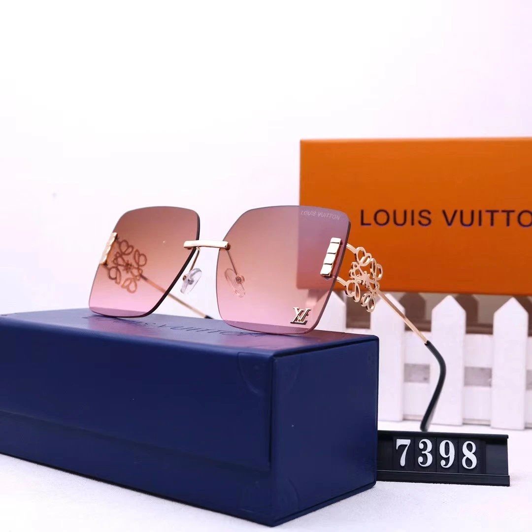 Louis Vuitton Monogram Gradient Pink Aviator Sunglasses - 16