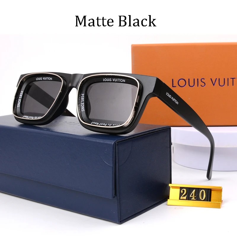 Design Oversized Square Frame Gradient Gray Sunglasses - 12