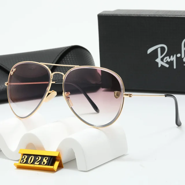 Ray-Ban Eyewear Round Metal Double-Bridge Sunglasses with Shield Accents product detail image 11