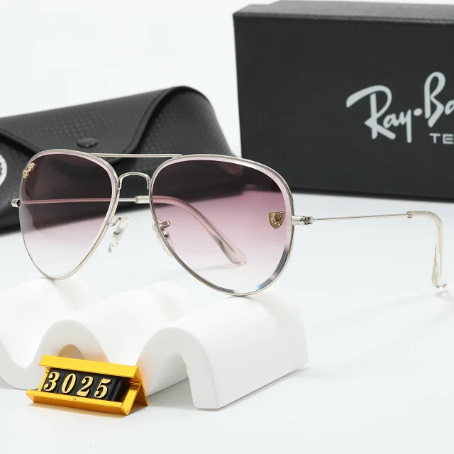 Ray-Ban Eyewear Round Metal Double-Bridge Sunglasses with Shield Accents product detail image 18