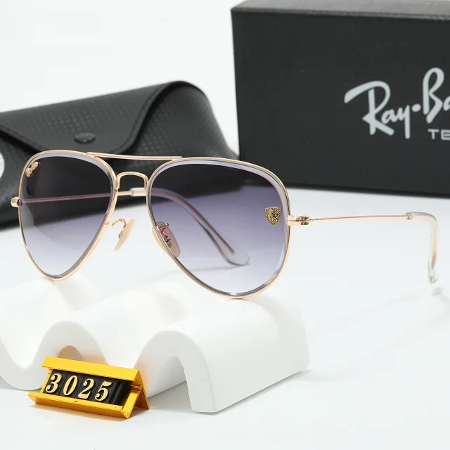 Ray-Ban Eyewear Round Metal Double-Bridge Sunglasses with Shield Accents product detail image 13