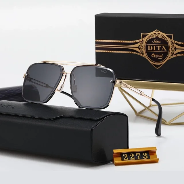 DITA Eyewear 2273 square metal-frame sunglasses product detail image 12