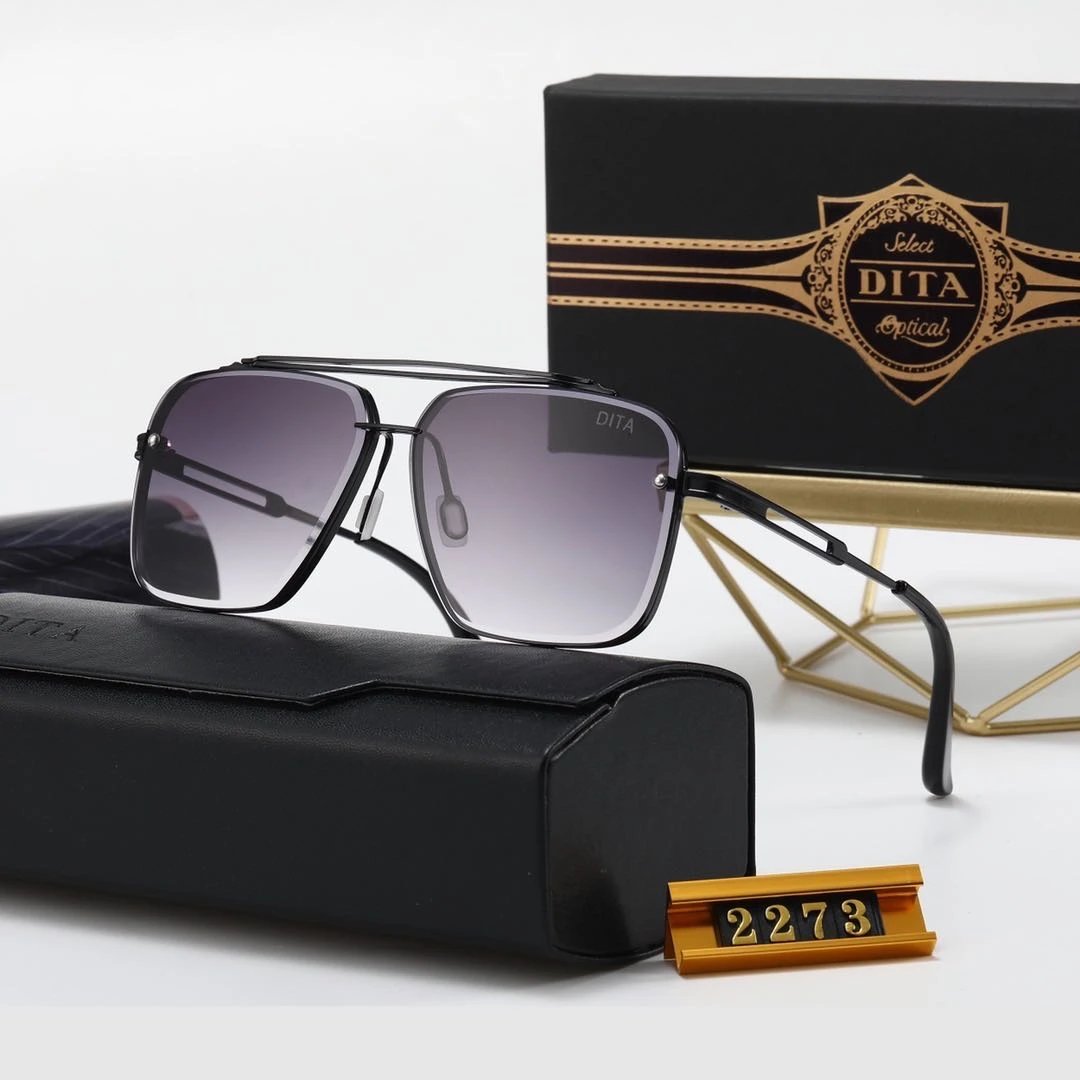 DITA 7391 Black Gradient Aviator Sunglasses - 18