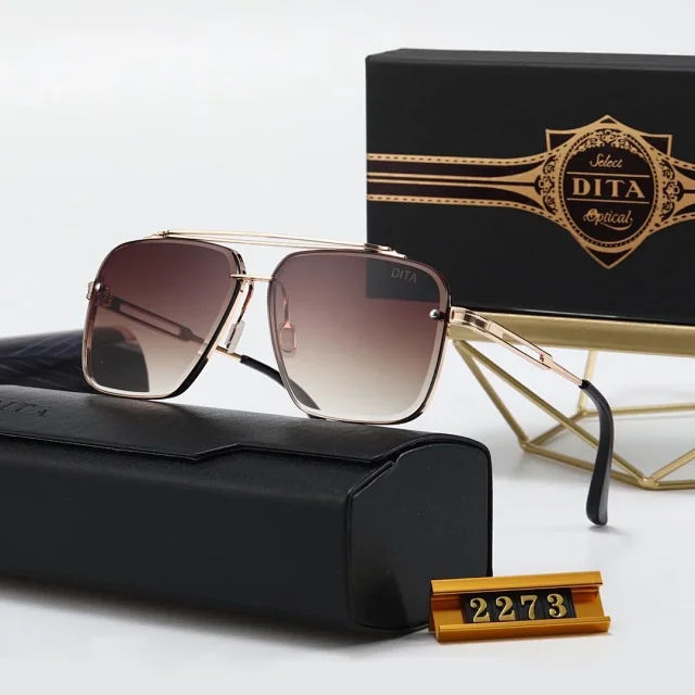 DITA Eyewear 2273 square metal-frame sunglasses product detail image 13