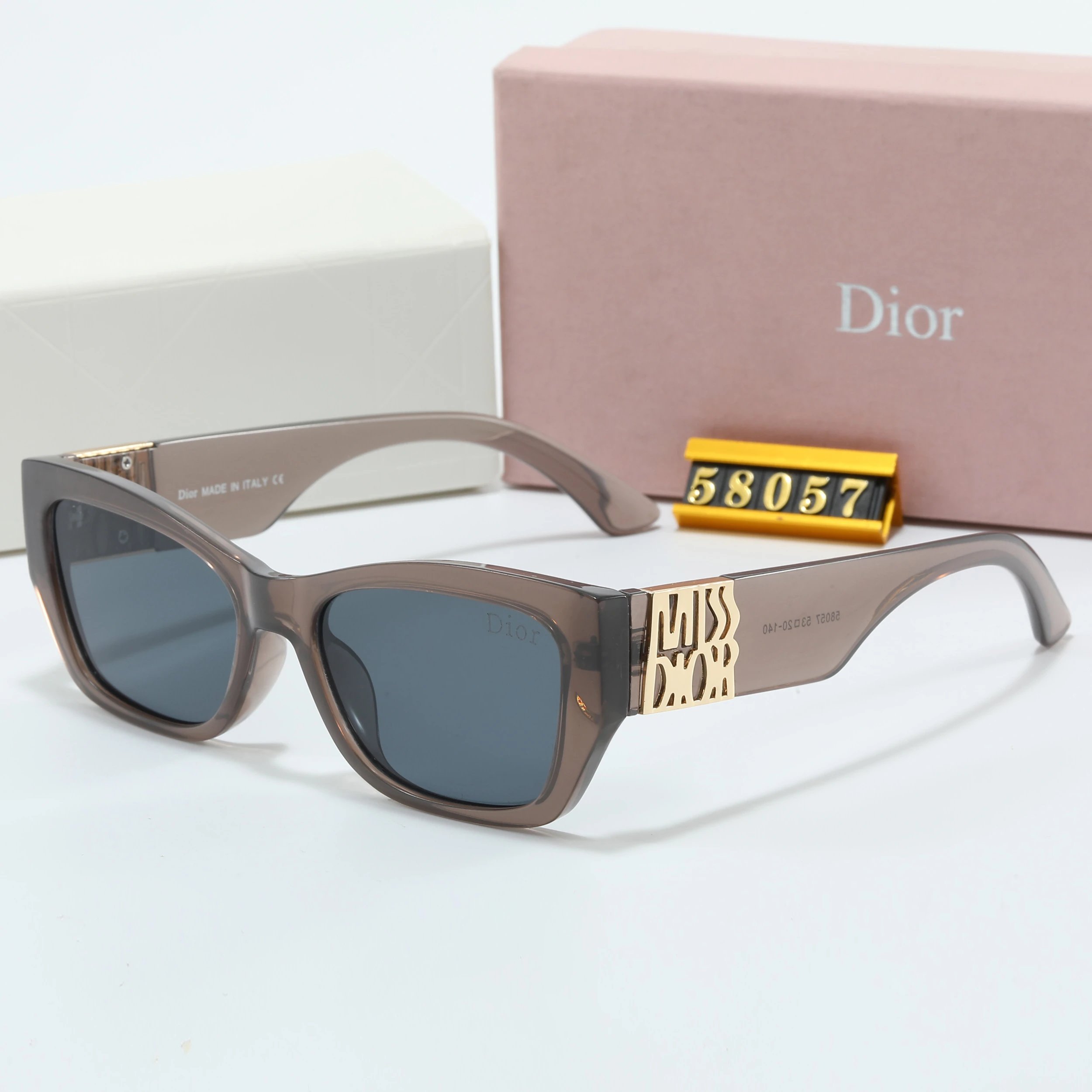 Dior CD Icon Rimless Sunglasses Purple Gradient - 11
