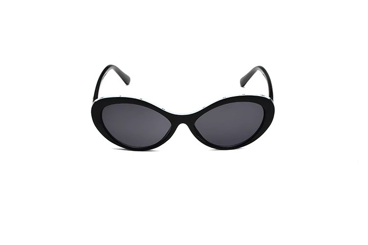 Chanel Shield Sunglasses Black and White Sunglasses - 24
