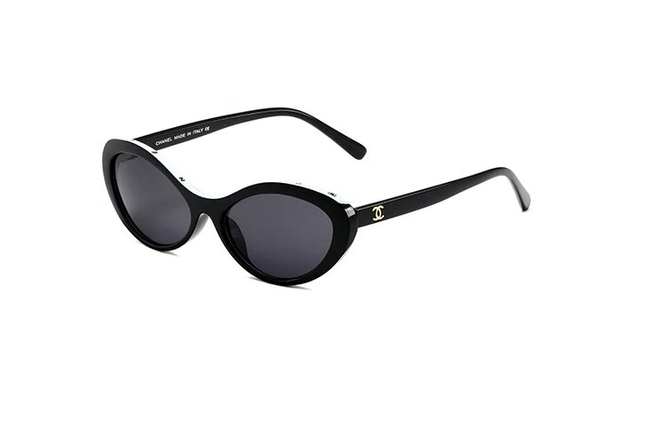 Chanel Shield Sunglasses Black and White Sunglasses - 23