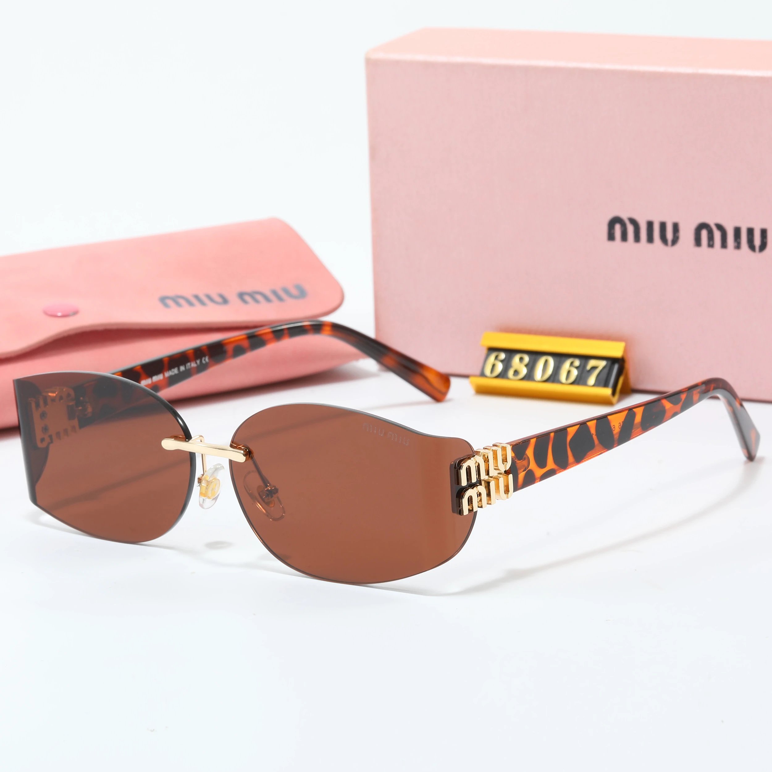 Miu Miu Square Frame Optical Glasses Black - 18
