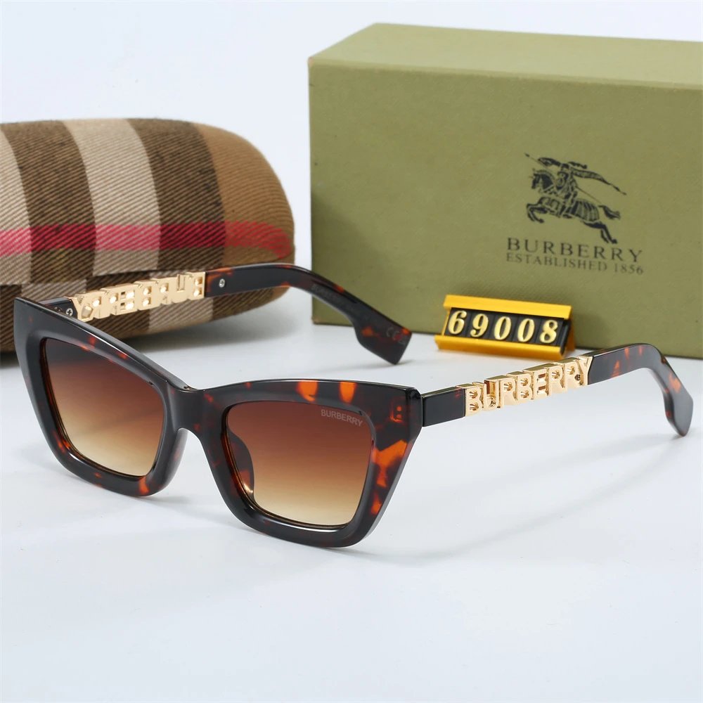 Burberry Square Frame Brown Gradient Sunglasses - 12