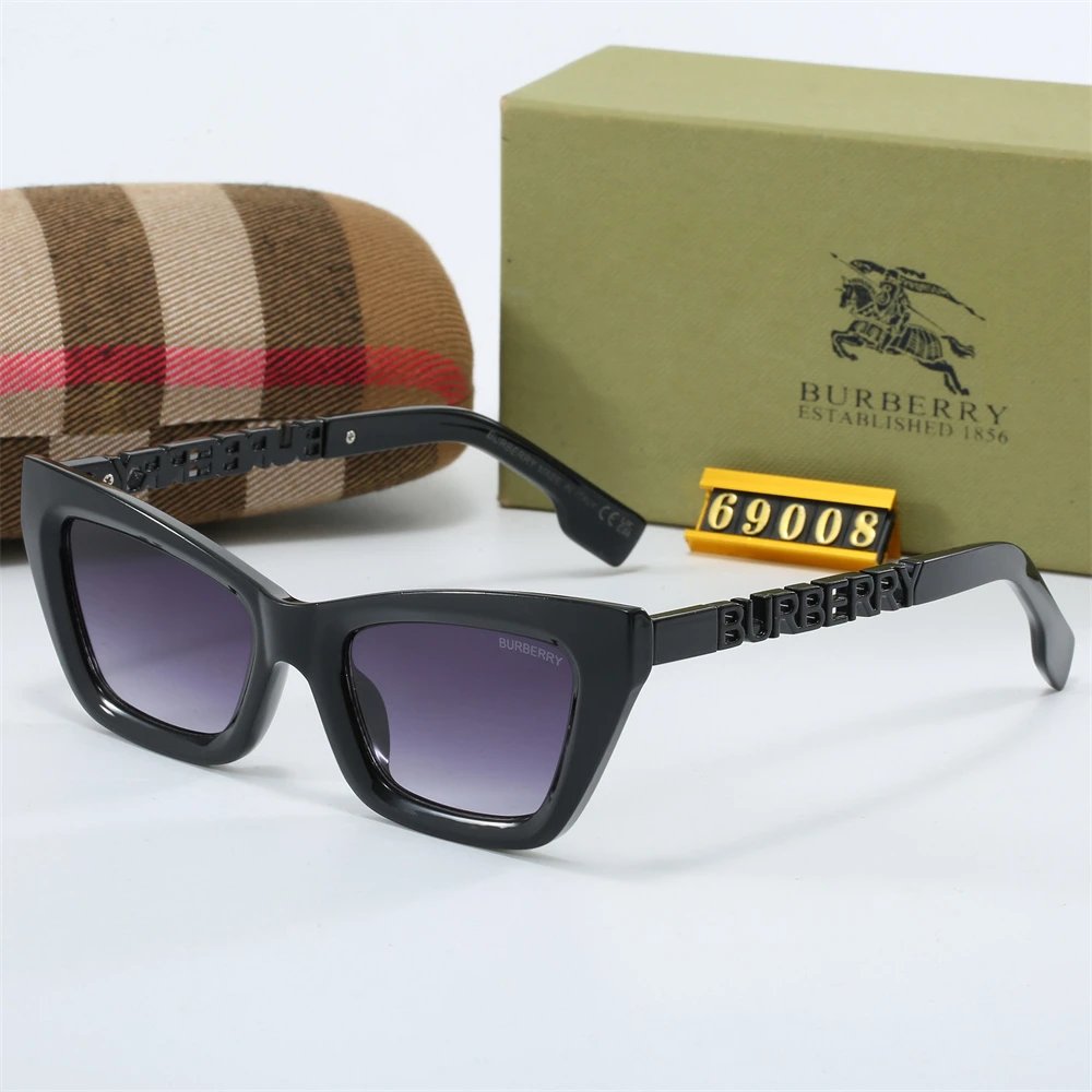 Burberry Square Frame Brown Gradient Sunglasses - 11