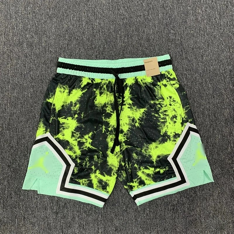 C2417 Tie-Dye Black Neon Green