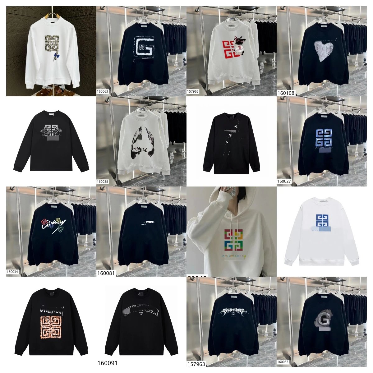 Designer Sweatshirts #8 (31 Colorways)