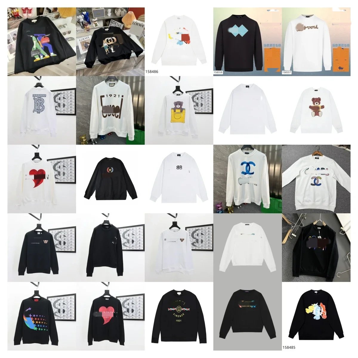 Designer Sweatshirts #11 (31 Colorways)