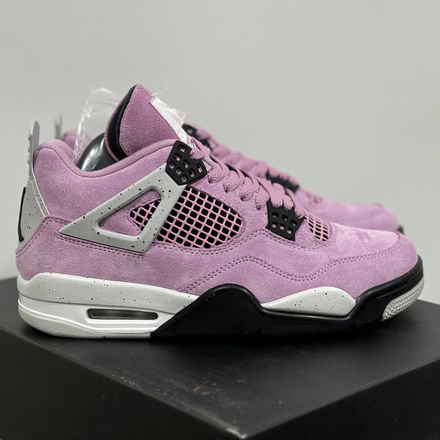 black, pink and purple