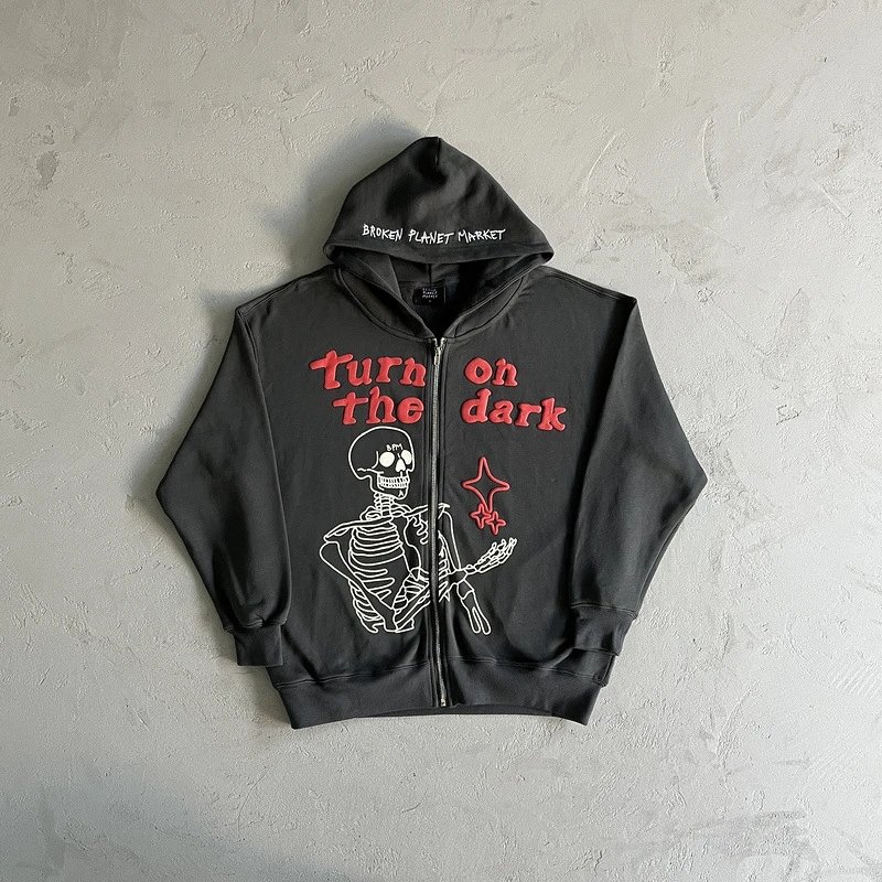 Q-2.0 Skeleton Zipper Cardigan - MLMLSPHO0202