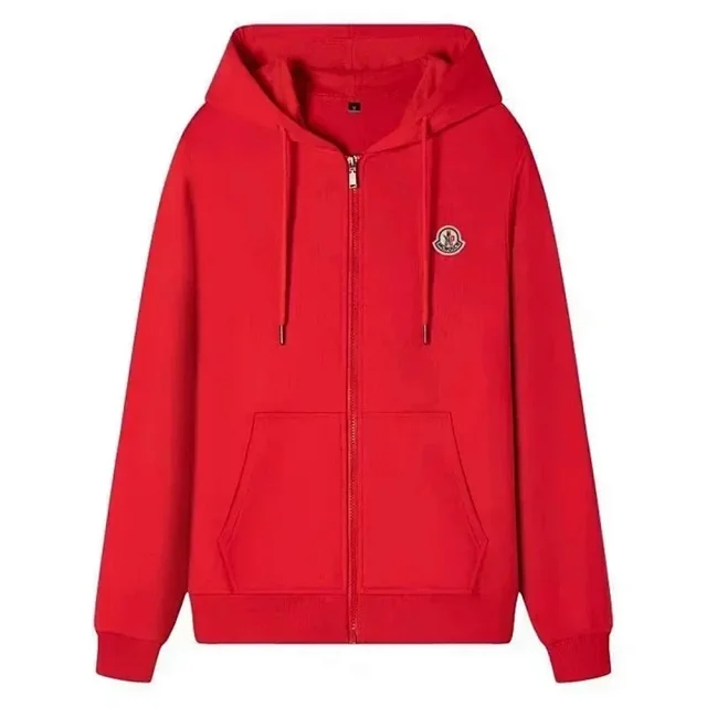 Moncler Hoodies & Sweatshirts Zip-Up Hooded Sweatshirt with Kangaroo Pockets product detail image 11