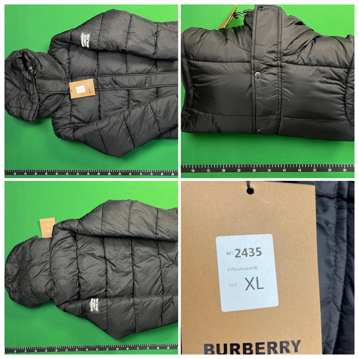 Gucci GG Monogram Down Jacket Black - 3
