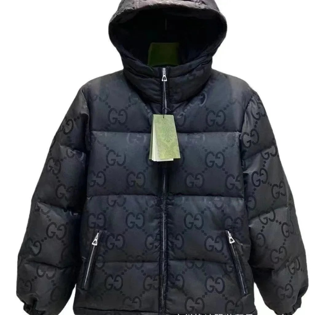 Gucci GG Monogram Down Jacket Black - 8