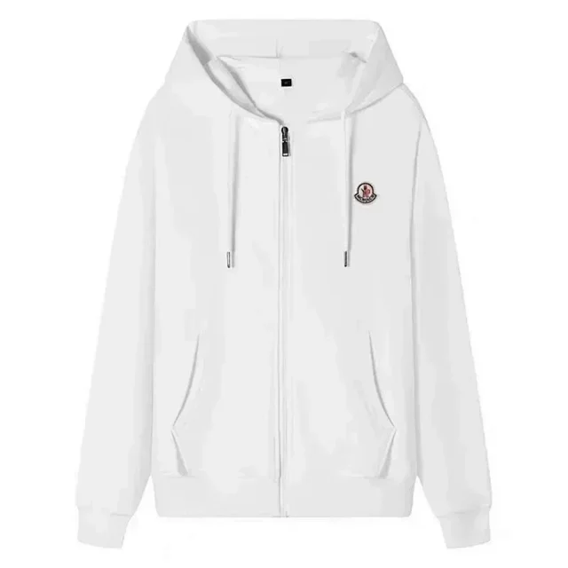 Moncler Hoodies & Sweatshirts Zip-Up Hooded Sweatshirt with Kangaroo Pockets product detail image 12