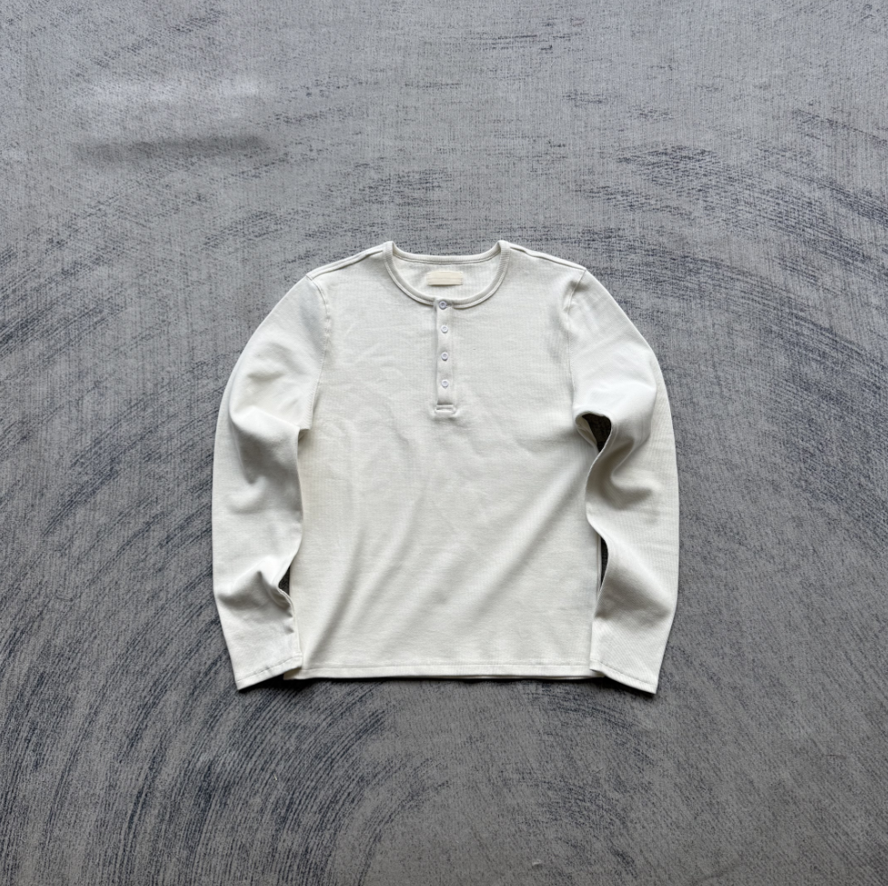 Digital White Long Sleeve T-Shirt