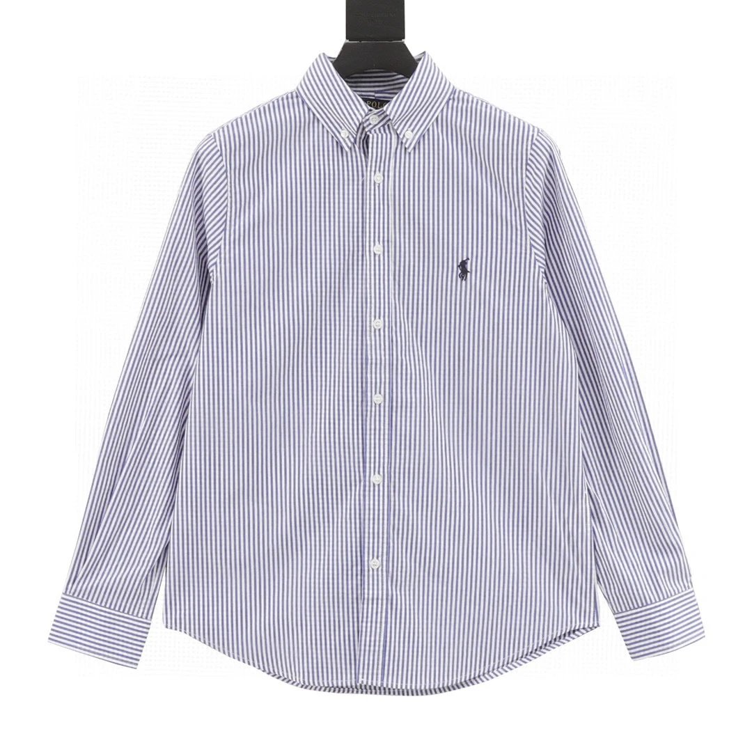 Ralph Lauren Classic Fit Striped Button-Down Shirt - 10