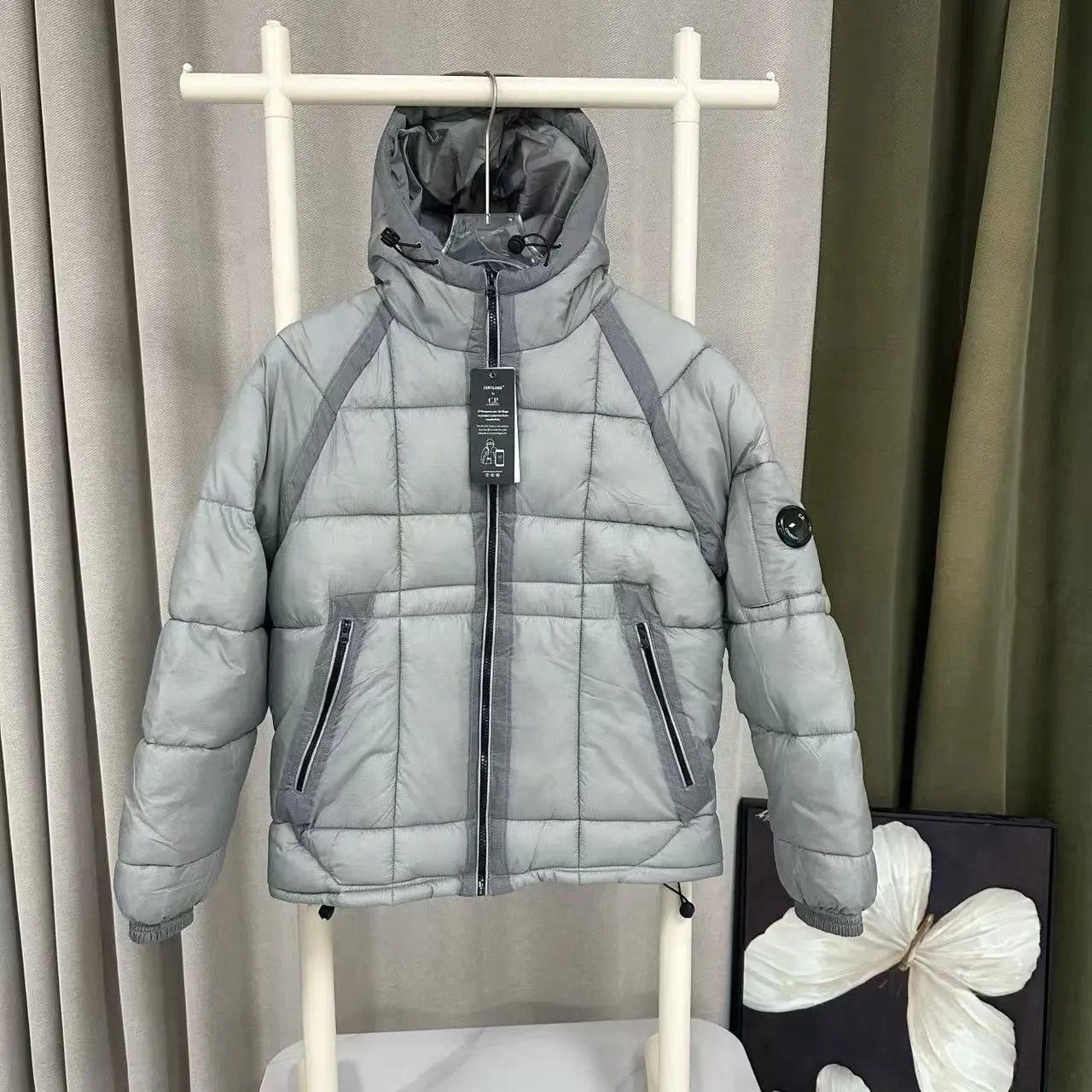 Moncler Maya Black Quilted Hooded Puffer Jacket