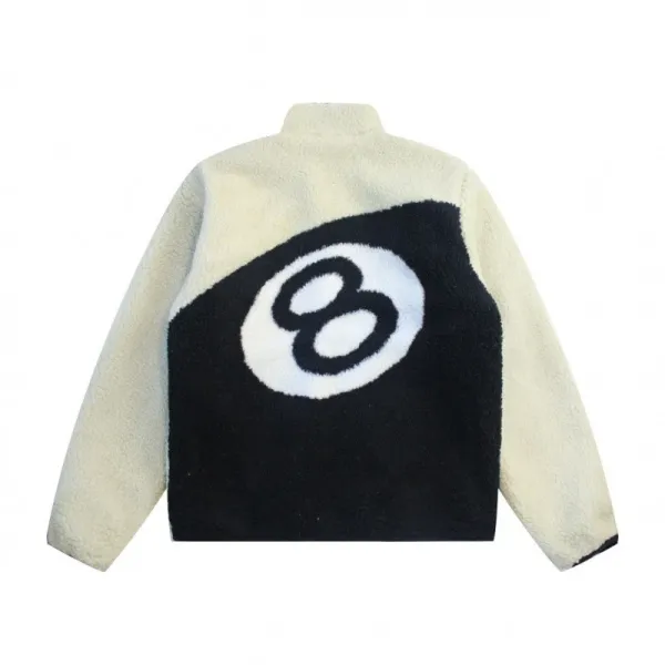Off-White 8-Ball Fleece Jacket Army Green/Black - 4