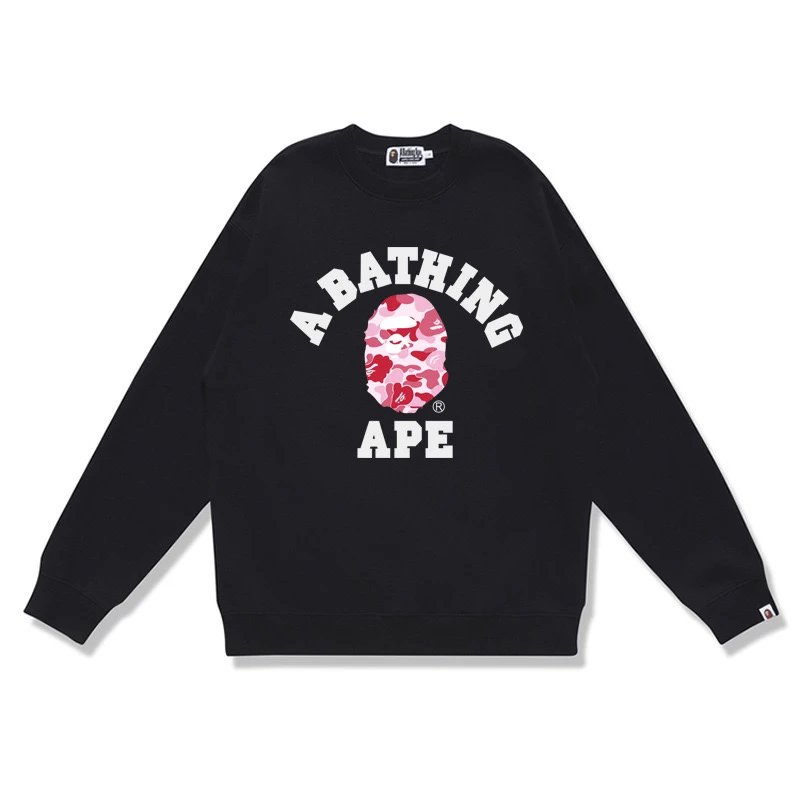 A Bathing Ape Red Camo Ape Head Graphic Hoodie - 5