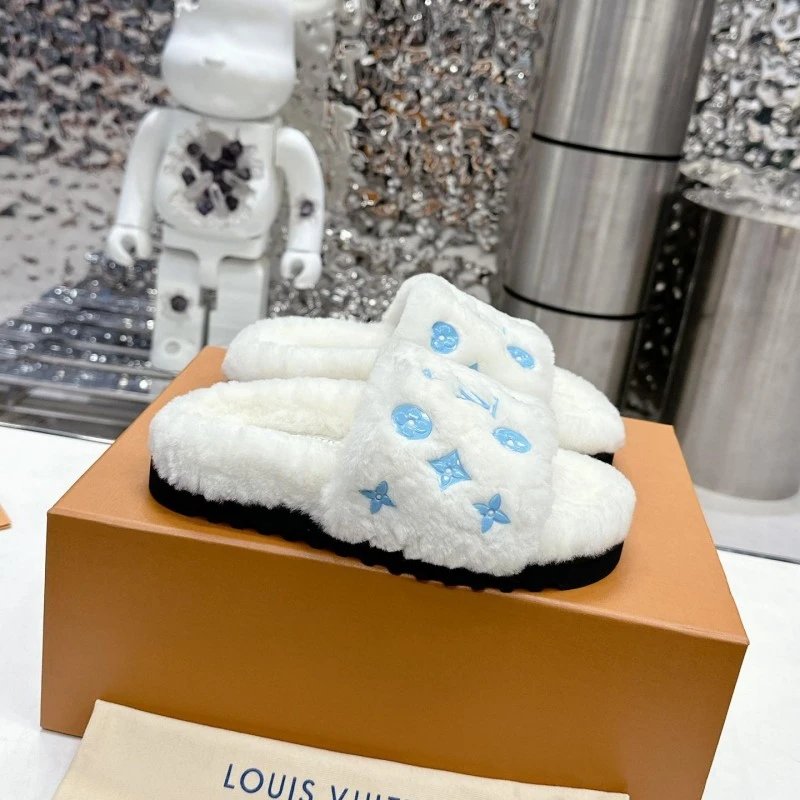 Louis Vuitton Slippers Faux-fur monogram — 3