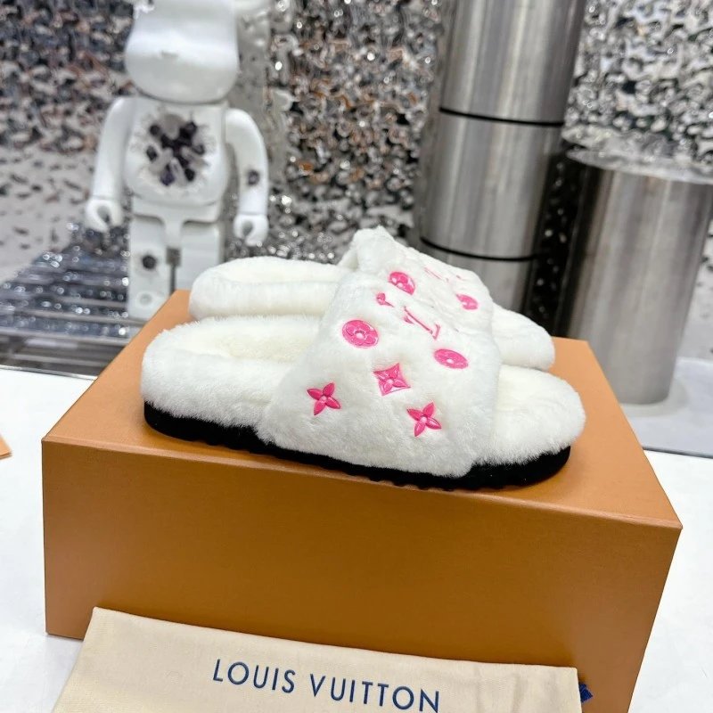 Louis Vuitton Slippers Faux-fur monogram — 2
