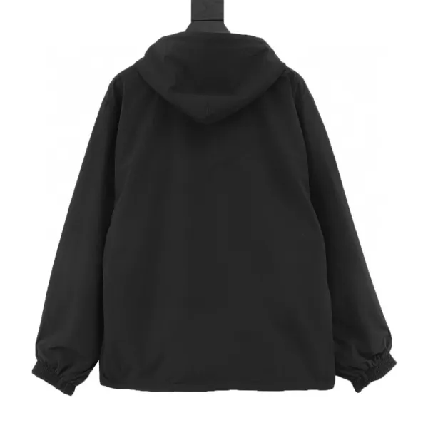 Under Armour x Balenciaga Windbreaker Jacket Black and Light Blue, Track Pants Black - 3