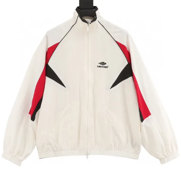 Balenciaga Sporty Racing Jacket Black White Gray - 2