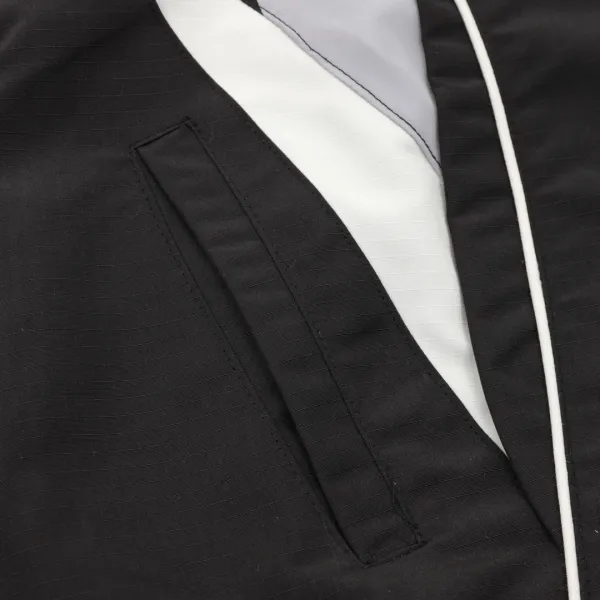 Balenciaga Sporty Racing Jacket Black White Gray - 13