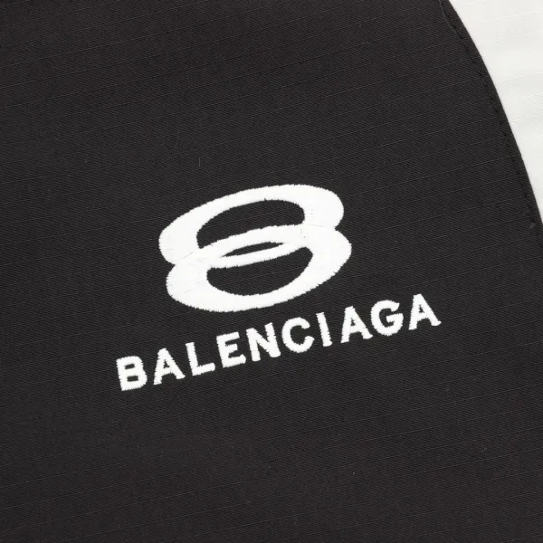 Balenciaga Sporty Racing Jacket Black White Gray - 15