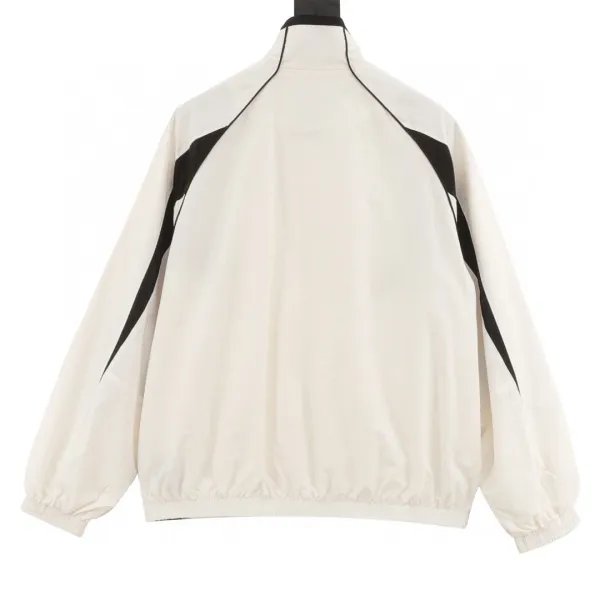 Balenciaga Sporty Racing Jacket Black White Gray - 4