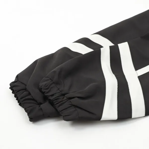 Balenciaga Sporty Racing Jacket Black White Gray - 11