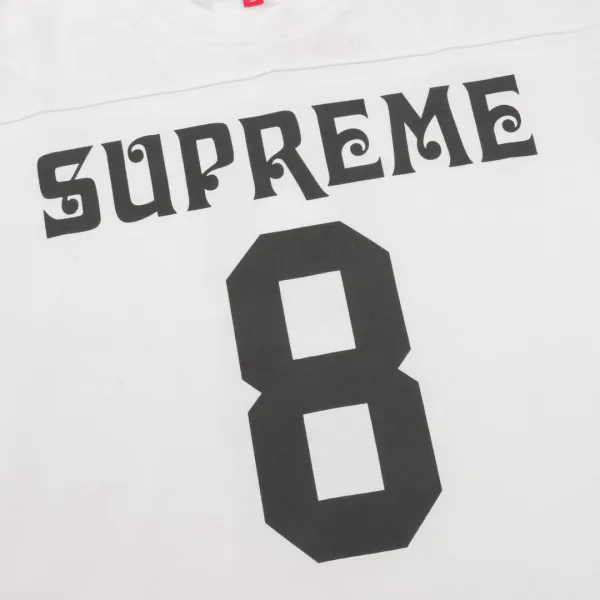 Supreme Number 8 Jersey Black Long-Sleeve Top - 6