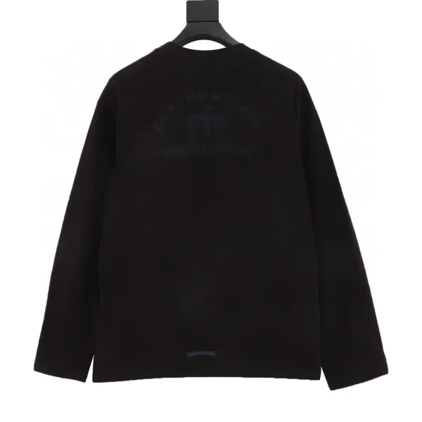 Chrome Hearts Cross Logo Black Crewneck Sweater - 4